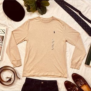 Polo by Ralph Lauren Boys Large Off White Long Sleeve Shirt Never Worn